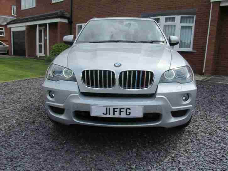 2008 BMW X5 35 Xdrive 3.0SD M SPORT 7S AUTO SILVER