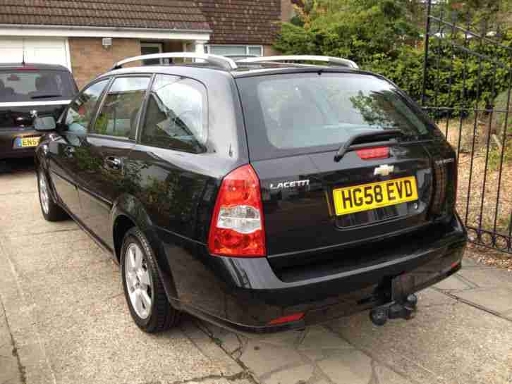 2008 CHEVROLET LACETTI SX AUTOMATIC 1.8 PETROL ESTATE BLACK ALLOY WHEELS