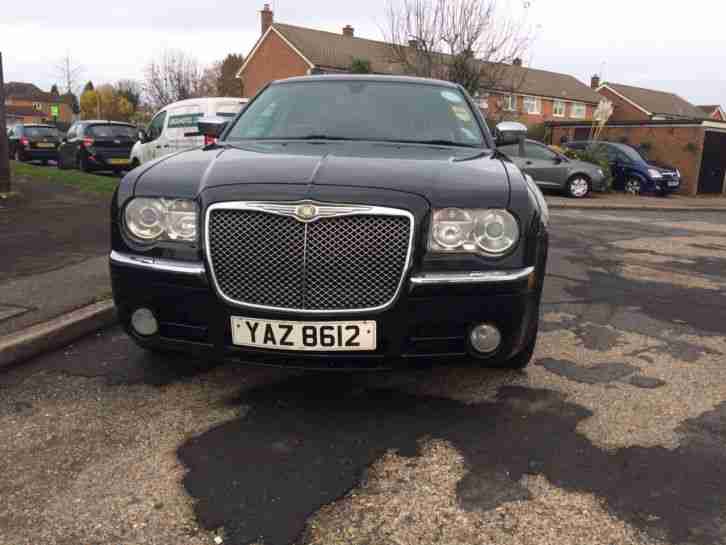 2008 CHRYSLER 300C CRD BLACK 155K SH SAT-NAV XENONS HEATED LEATHERS