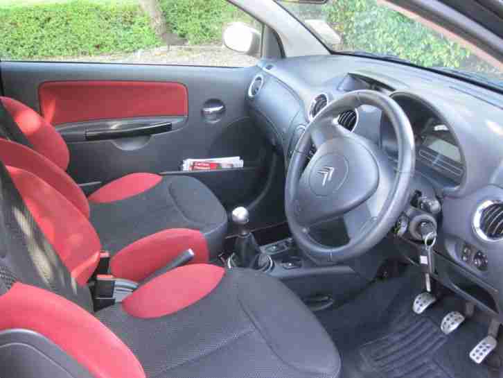 2008 CITREON C2 VTS 1.6 HDi DIESEL 3DR HATCH, 2 OWNERS, BLACK