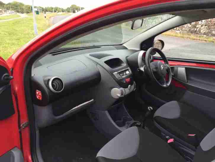 2008 CITROEN C1 VIBE RED 1.0L £20 TAX ,CHEAP TO INSURE, GREAT MPG, FSH LONG MOT