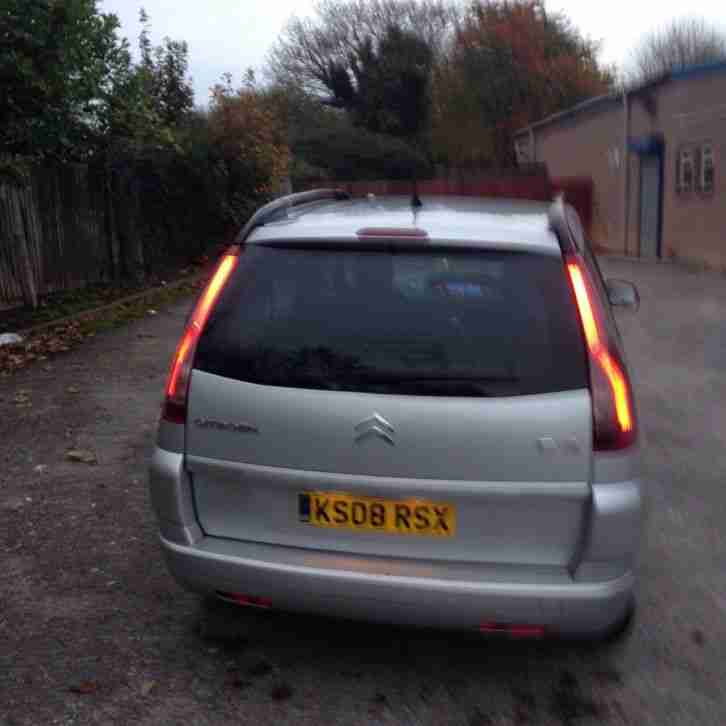 2008 CITROEN C4 PICASSO 7 VTR+ HDI SILVER