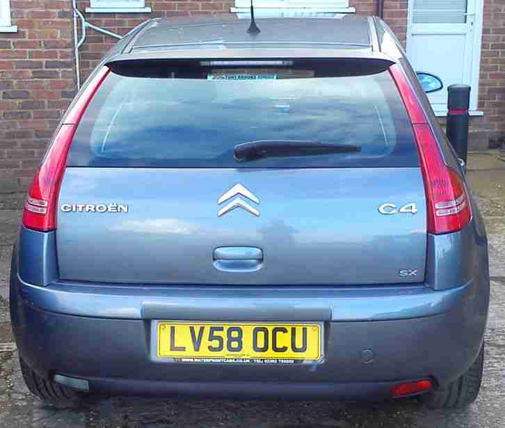 2008 CITROEN C4 SX AUTO GREY PETROL HATCHBACK