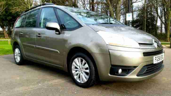 2008 Citroen Grand C4 Picasso 1.6 DIESEL VTR+ AUTOMATIC 7 SEATS SERVICE HISTORY