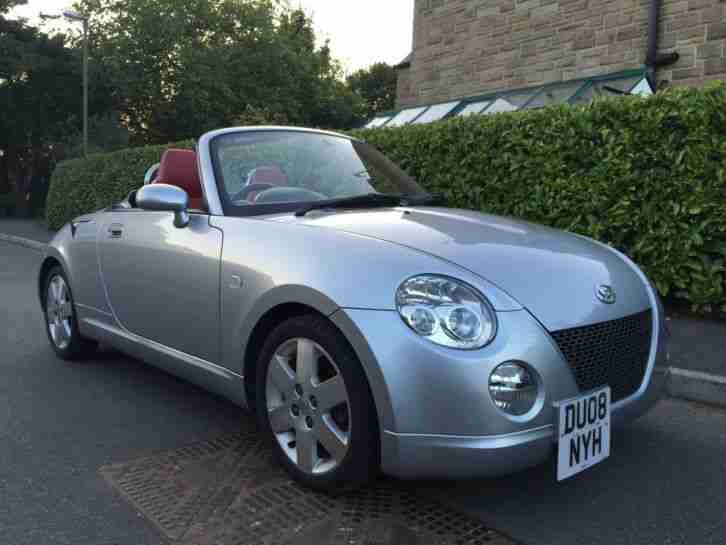 2008 DAIHATSU COPEN SILVER 1 PREVIOUS OWNER FSH STUNNING CAR PART EX YES £3699