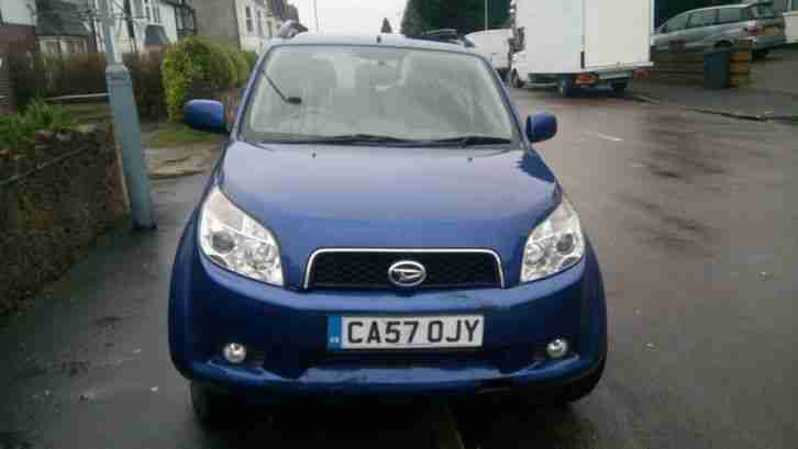 2008 DAIHATSU TERIOS SE BLUE WITH REVERSE PARKING CAMERA SENSORS AIR CON ALLOYS