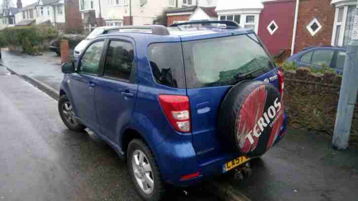 2008 DAIHATSU TERIOS SE BLUE WITH REVERSE PARKING CAMERA SENSORS AIR CON ALLOYS