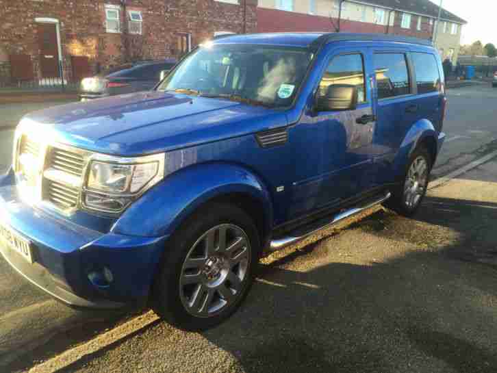 2008 DODGE NITRO SXT CRD Auto BLUE 94k Diesel 4x4 STUNNING CAR TOW BAR BLUETOOTH