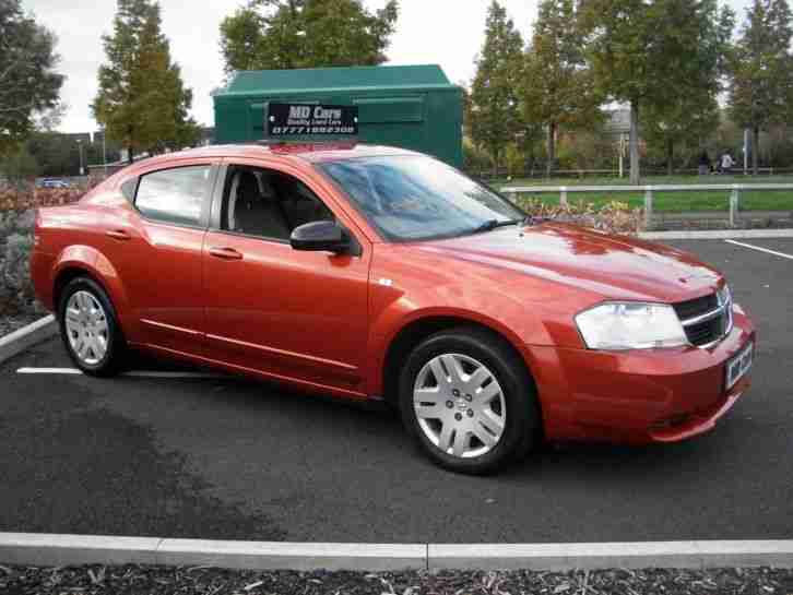 2008 DODGE (USA) AVENGER SE ORANGE 57,000 Miles F/S/H New MOT