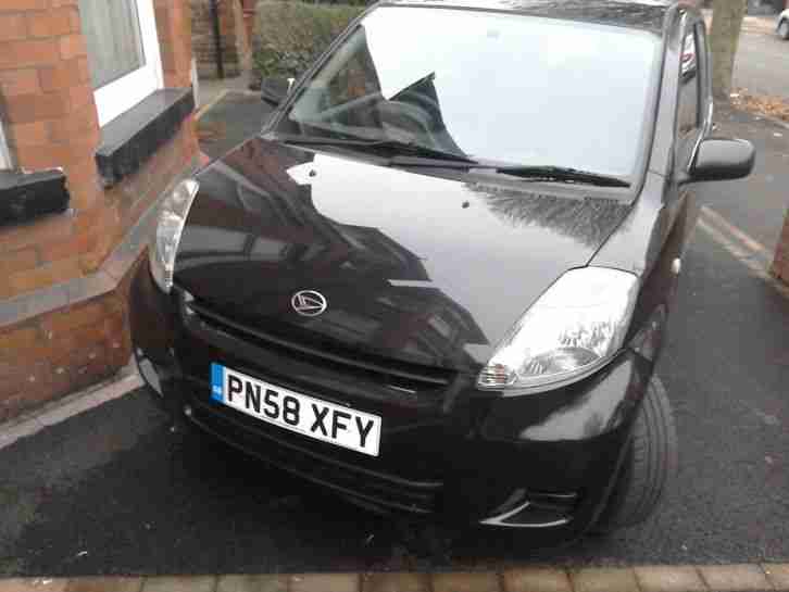 2008 Diahatsu Sirion SE Black 11 months MOT