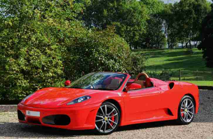 2008 FERRARI F430 SPIDER F1 - ROSSO SCUDERIA - IMMACULATE!