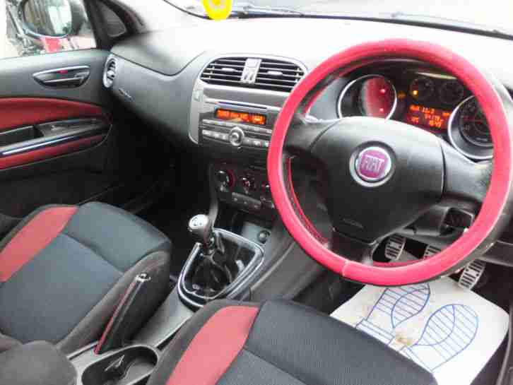 2008 FIAT BRAVO 1.4 ACTIVE 90 BLACK only 54k 12 mot