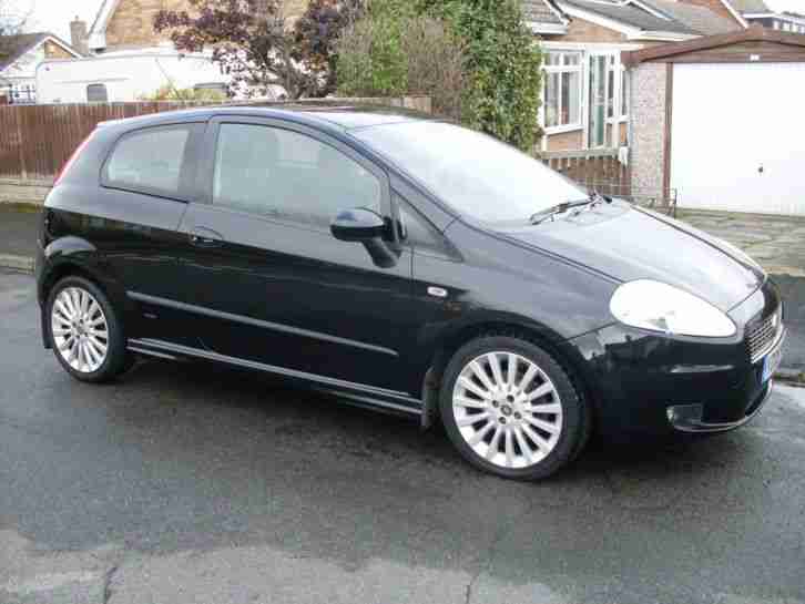 2008 FIAT G PUNTO SPORTING MULTIJET BLACK 1.9 DIESEL 08 REG