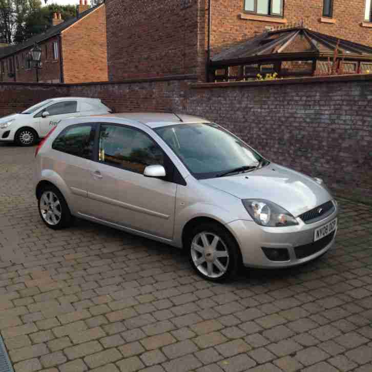 2008 FORD FIESTA ZETEC BLUE 75 SILVER