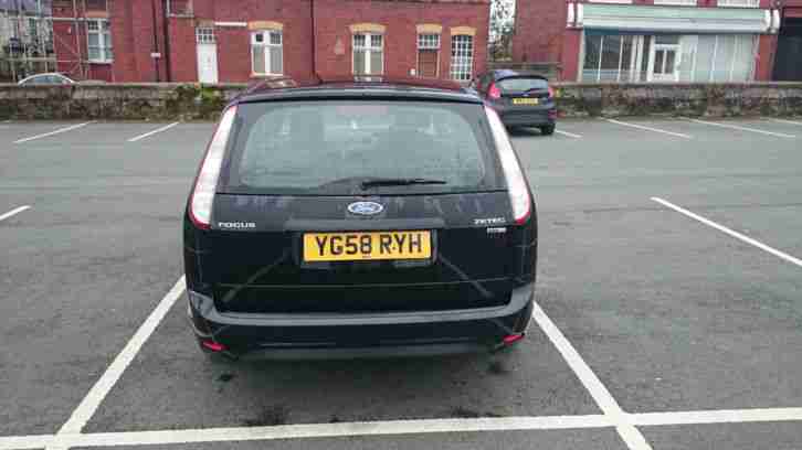 2008 FORD FOCUS ZETEC TD 109 BLACK Estate