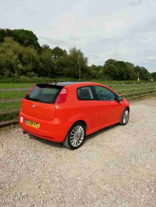 2008 Fiat Grande Punto Sporting 1.9 Multijet Orange