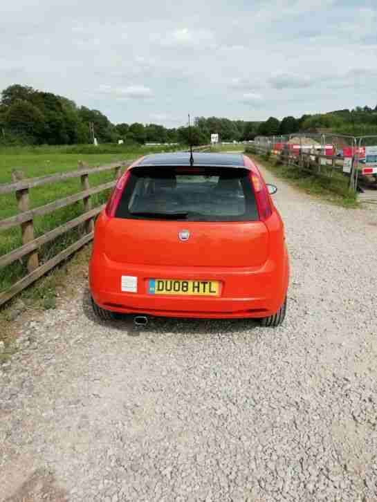 2008 Fiat Grande Punto Sporting 1.9 Multijet Orange