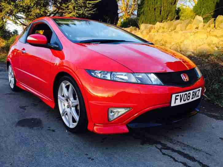2008 HONDA CIVIC TYPE R GT I VTEC RED, 3 Years Warranty at the asking price