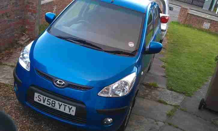 2008 HYUNDAI I10 COMFORT AUTO BLUE