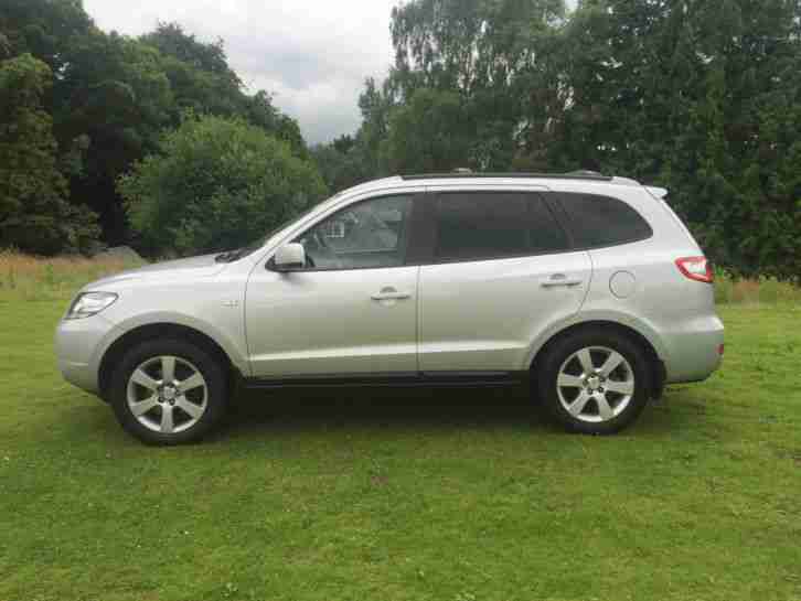 2008 HYUNDAI SANTA FE CDX-7 CRTD SILVER FULLY LOADED FULL LEATHER "STUNNING CAR"