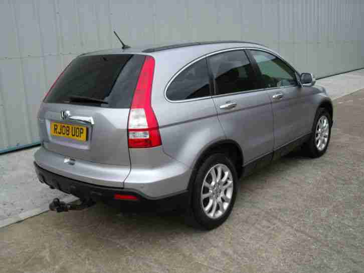 2008 Honda CR-V 2.2 i-CTDi EX SUV Manual diesel-Silver-NAV-PHONE-LEATHER-PRIVACY