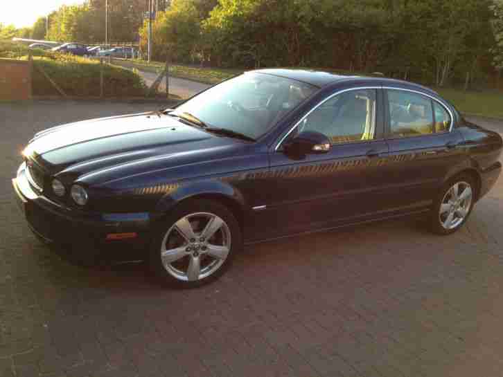 2008 JAGUAR X-TYPE SE BLUE