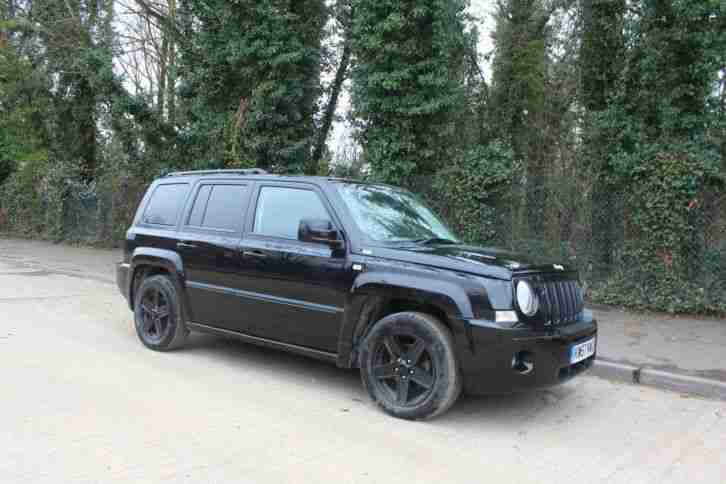 2008 JEEP PATRIOT LIMITED CRD IN FULL BLACK, LEATHER, 70k, CRUISE