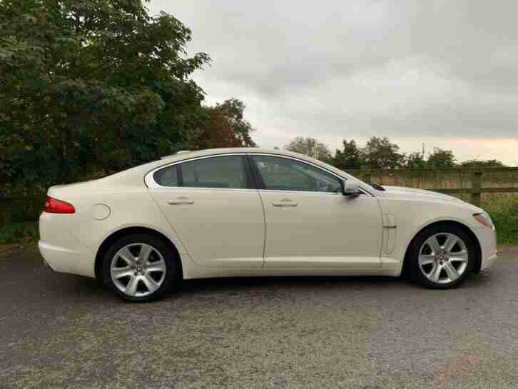 2008 Jaguar XF 2.7d Luxury 4dr WHITE Auto [2008] [SPARES OR REPAIR] Saloon Diese
