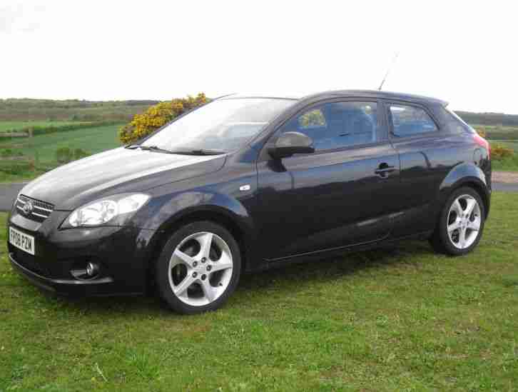 2008 KIA PRO CEE'D 3 1.6 CRDI 3 DOOR DIESEL BLACK PRO CEED 3 MANUAL
