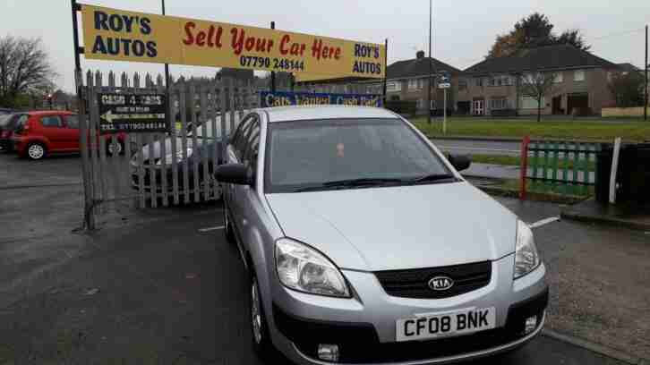 2008 Kia Rio 1.4cc 5Door H/B SILVER ...NOW £799 ono