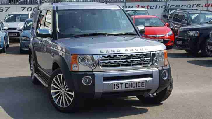 2008 LAND ROVER DISCOVERY 3 TDV6 HSE STUNNING AND RARE IZMAR BLUE CHROME PACK
