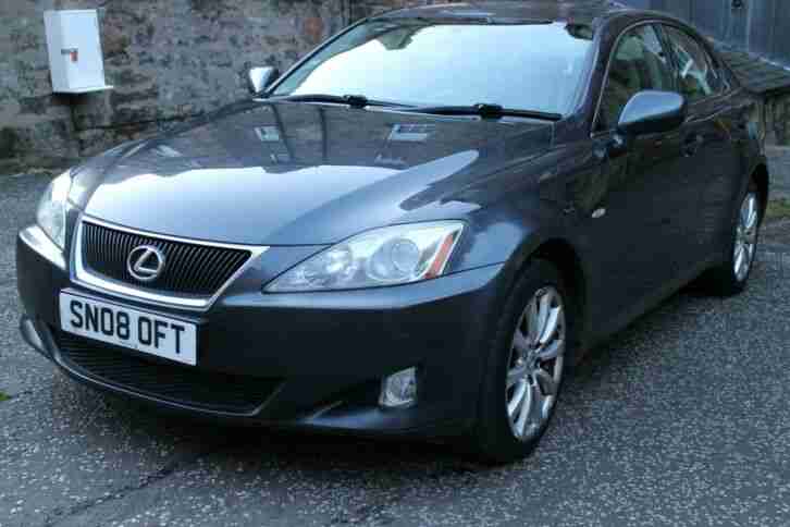 2008 LEXUS IS 220D SE TURBO DIESEL MANUAL FSH 109k MOT 1 YR LEATHER *NO RESERVE*