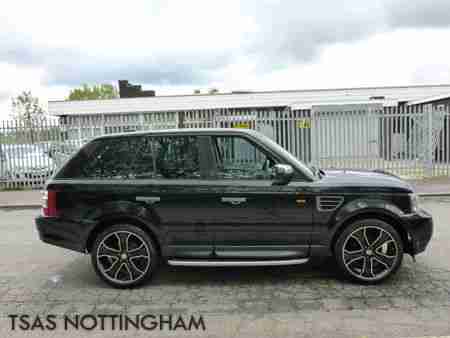 2008 Land Rover Range Rover Sport 2.7 TDV6 Auto SE Black Damaged Salvage