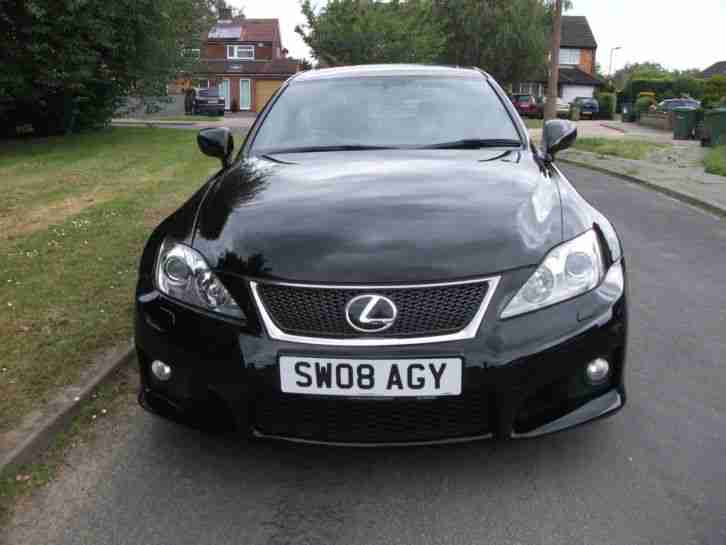 2008 Lexus IS F Auto Black Leather Alloys Stainless Steel Exhaust System