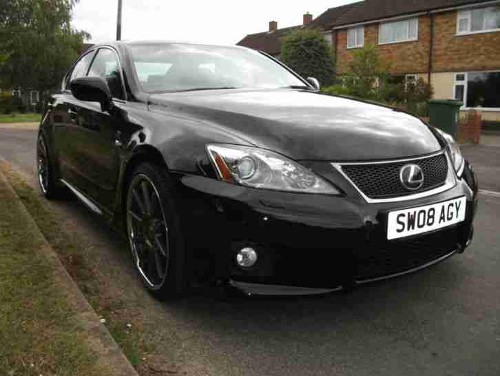 2008 Lexus IS F Auto Black Leather Alloys Stainless Steel Exhaust System