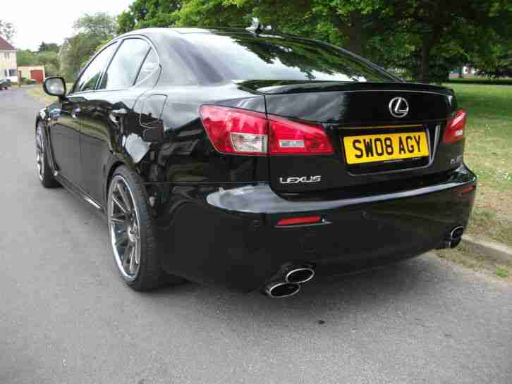 2008 Lexus IS F Auto Black Leather Alloys Stainless Steel Exhaust System