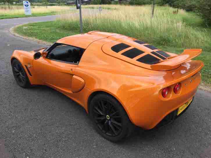 2008 Lotus Exige S Touring Super Charged 6 speed manual Chrome Orange Air Con