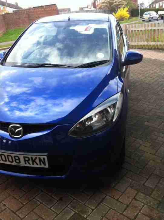 2008 MAZDA 2 TS2 BLUE, 5 doors, FSH & MOT until Aug 2016