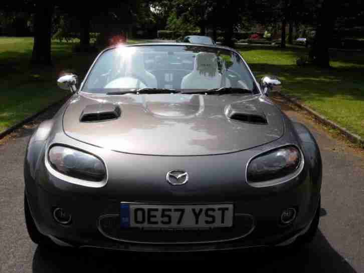 2008 MAZDA MX-5 I ROADSTER WHITE ALLOYS AND WHITE LEATHER CONVERTIBLE PETROL