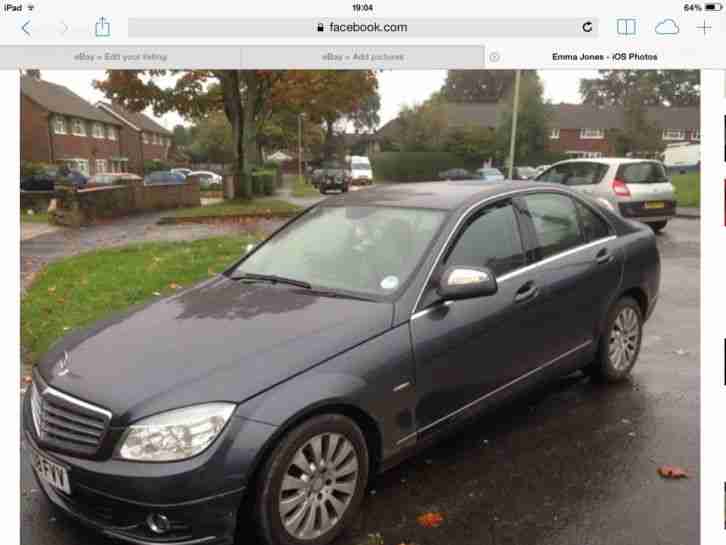 2008 MERCEDES C200 ELEGANCE CDI GREY