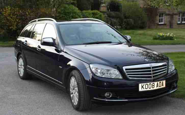 2008 MERCEDES C220 ELEGANCE CDI BLUE ESTATE FSH