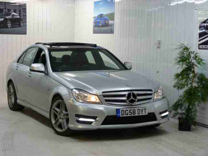 2008 MERCEDES CLASS C320 AMG SPORT 3.0 CDI AUTO SILVER 4 DOOR 2012 FACE LIFT