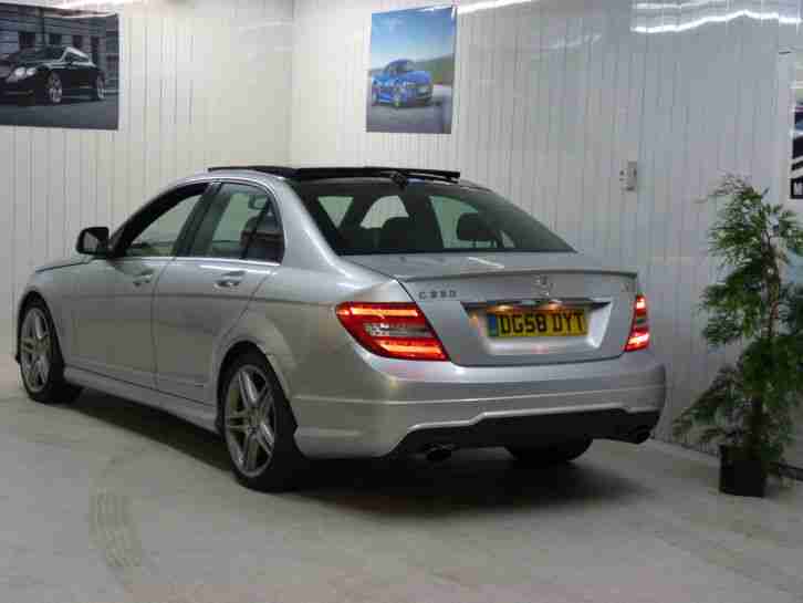 2008 MERCEDES CLASS C320 AMG SPORT 3.0 CDI AUTO SILVER 4 DOOR 2012 FACE LIFT