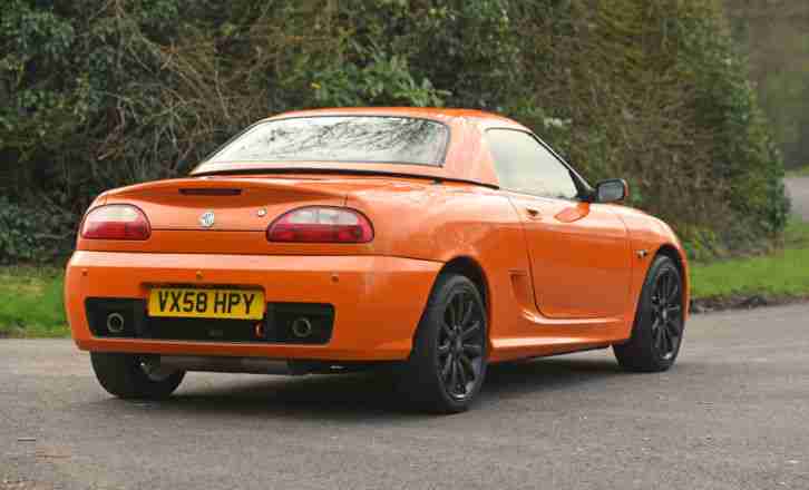 2008 MG TF LE500 Vibrant orange, lovely car