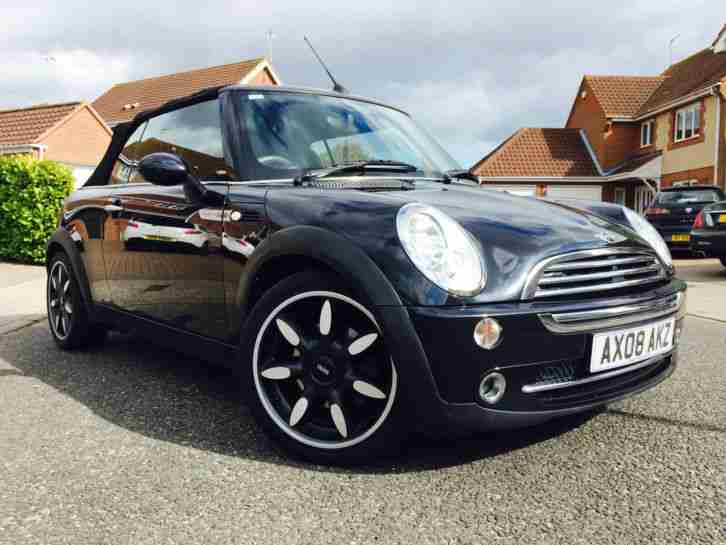 2008 MINI COOPER SIDEWALK CONVERTIBLE BLACK 37,000 MILES *LIMITED EDITION MODEL*
