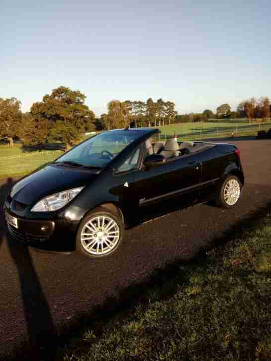 2008 MITSUBISHI COLT CZ2C CONVERTIBLE CABRIOLET, BLACK, MANUAL, 1.5 PETROL!!