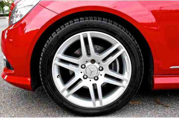 2008 Mercedes-Benz C Class C220 CDI Sport 4dr Red