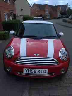 2008 Mini Cooper Hatch 1.6 3 Door Chilli Red