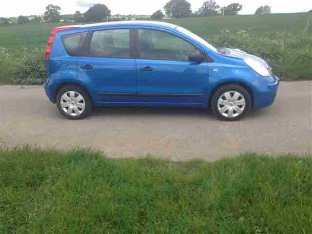 2008 NISSAN NOTE 1.6 VISIA+ AUTOMATIC IN BLUE GUARANTEED CAR FINANCE BAD CREDIT