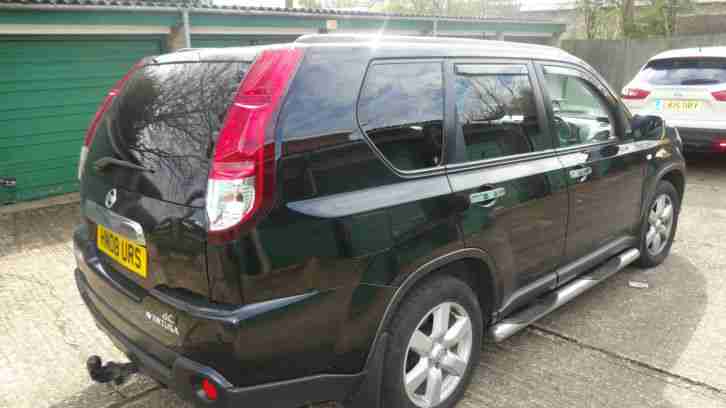 2008 NISSAN X-TRAIL AVENTURA EXPL 2.0 DCI BLACK 173BHP.